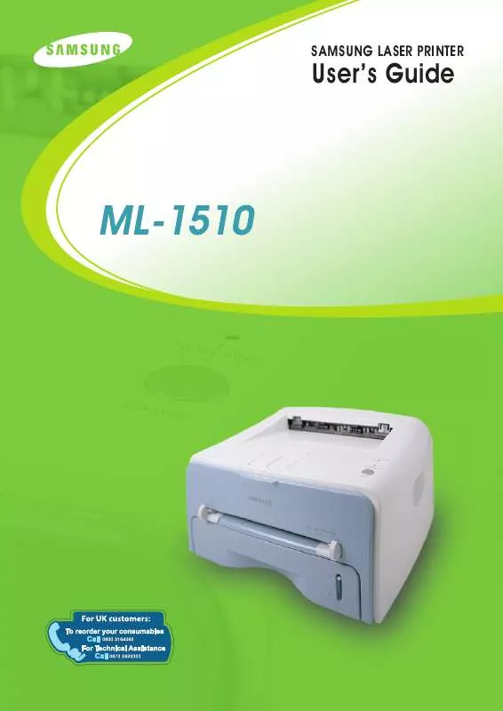 Mode d'emploi SAMSUNG ML-1510