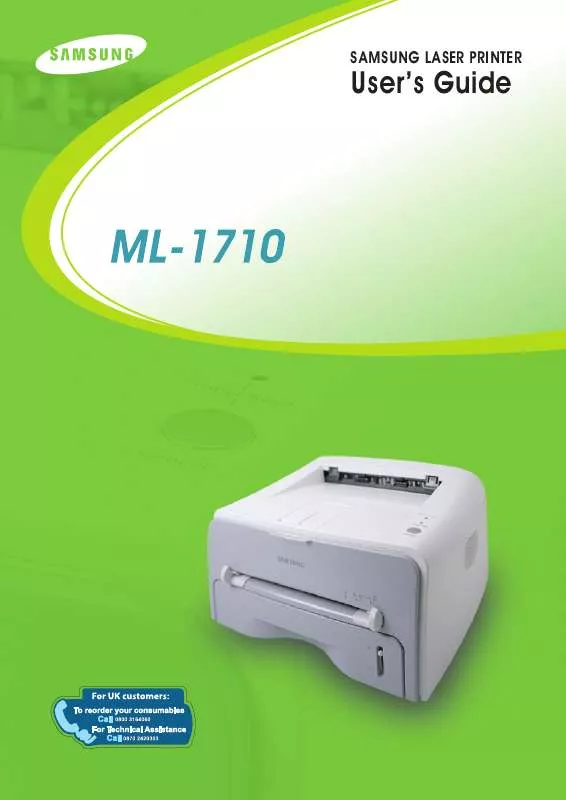 Mode d'emploi SAMSUNG ML-1710