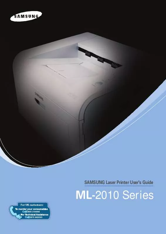 Mode d'emploi SAMSUNG ML2010R-ETS