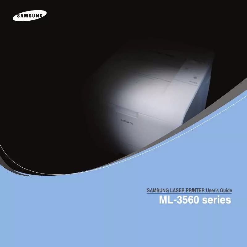 Mode d'emploi SAMSUNG ML3560-SEE