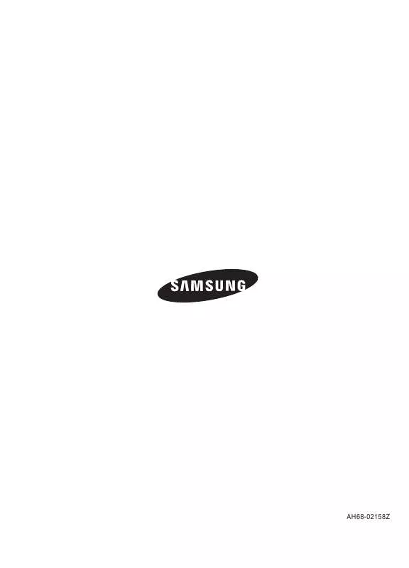 Mode d'emploi SAMSUNG MM-DG25T