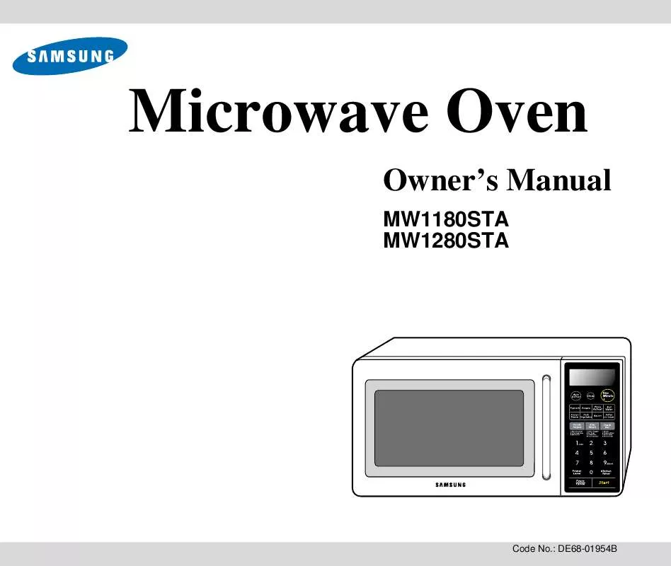 Mode d'emploi SAMSUNG MW1280STA