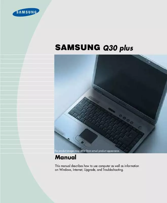 Mode d'emploi SAMSUNG NP-Q30PLUS