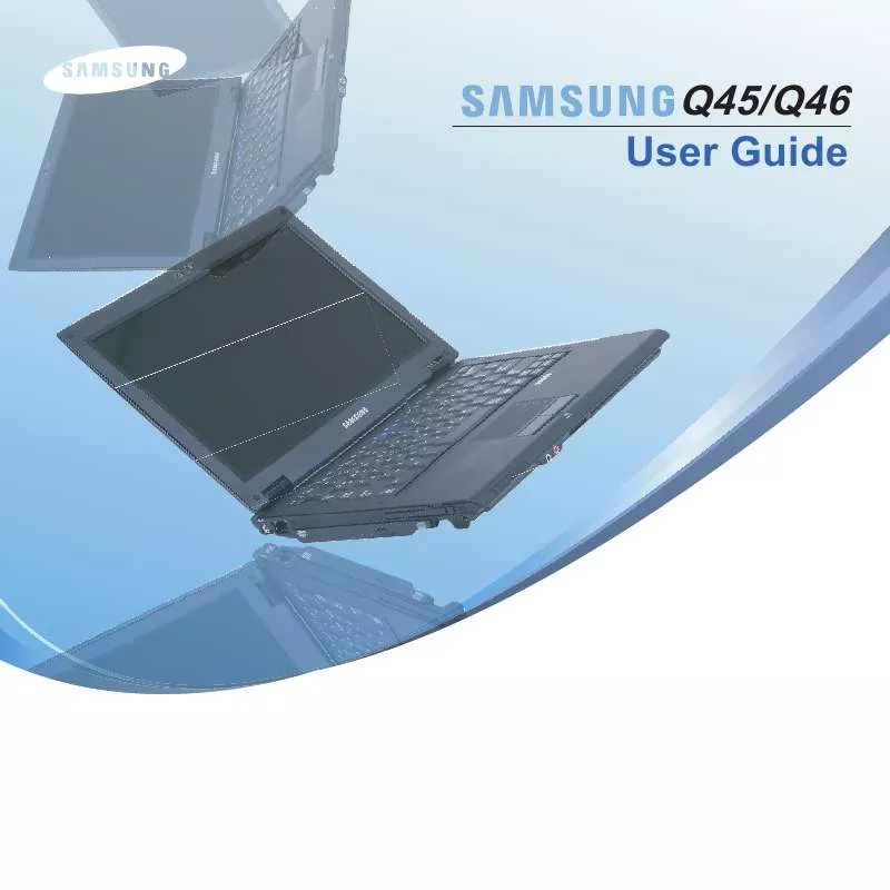 Mode d'emploi SAMSUNG NP-Q45A001