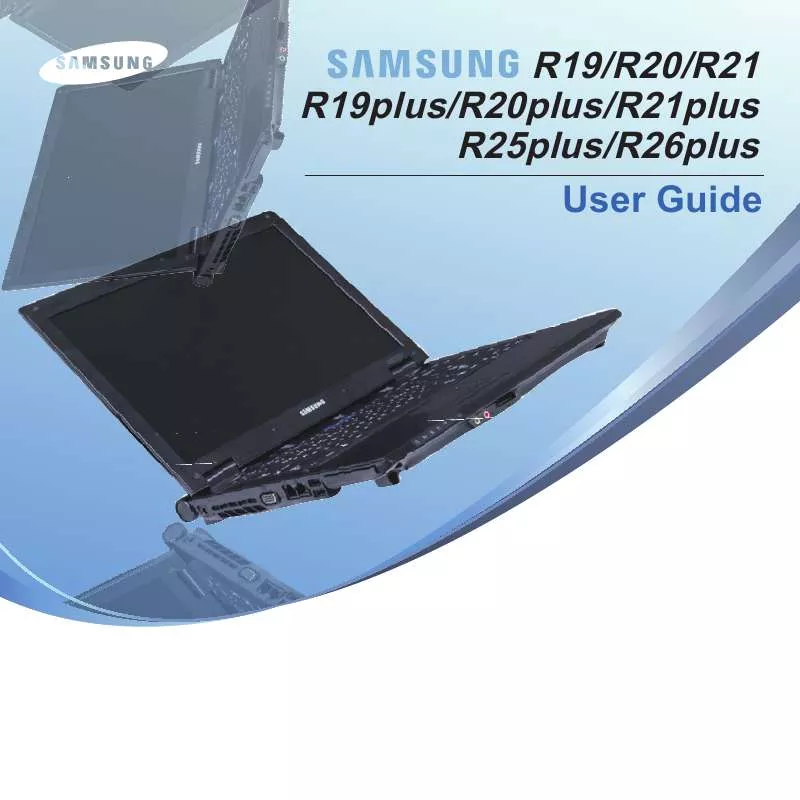 Mode d'emploi SAMSUNG NP-R20P