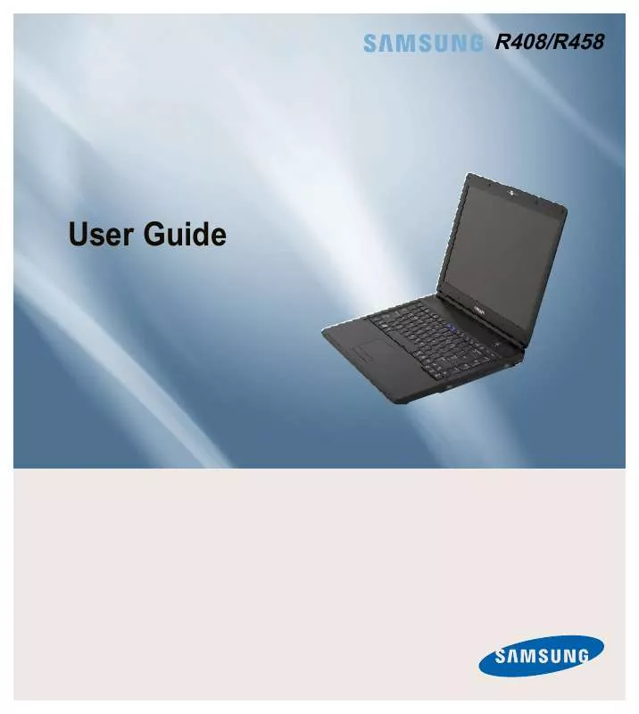 Mode d'emploi SAMSUNG NP-R408-DA02