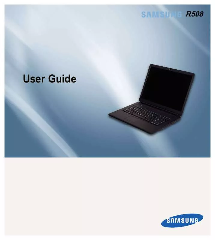 Mode d'emploi SAMSUNG NP-R508-DA01