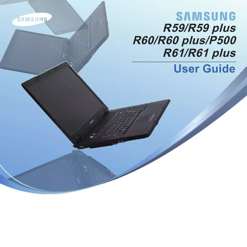 Mode d'emploi SAMSUNG NP-R60