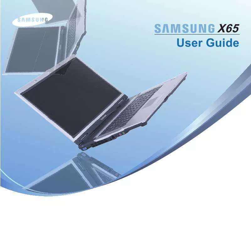 Mode d'emploi SAMSUNG NP-X65