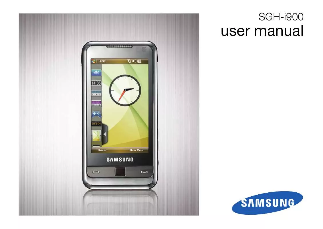 Mode d'emploi SAMSUNG OMNIA I900