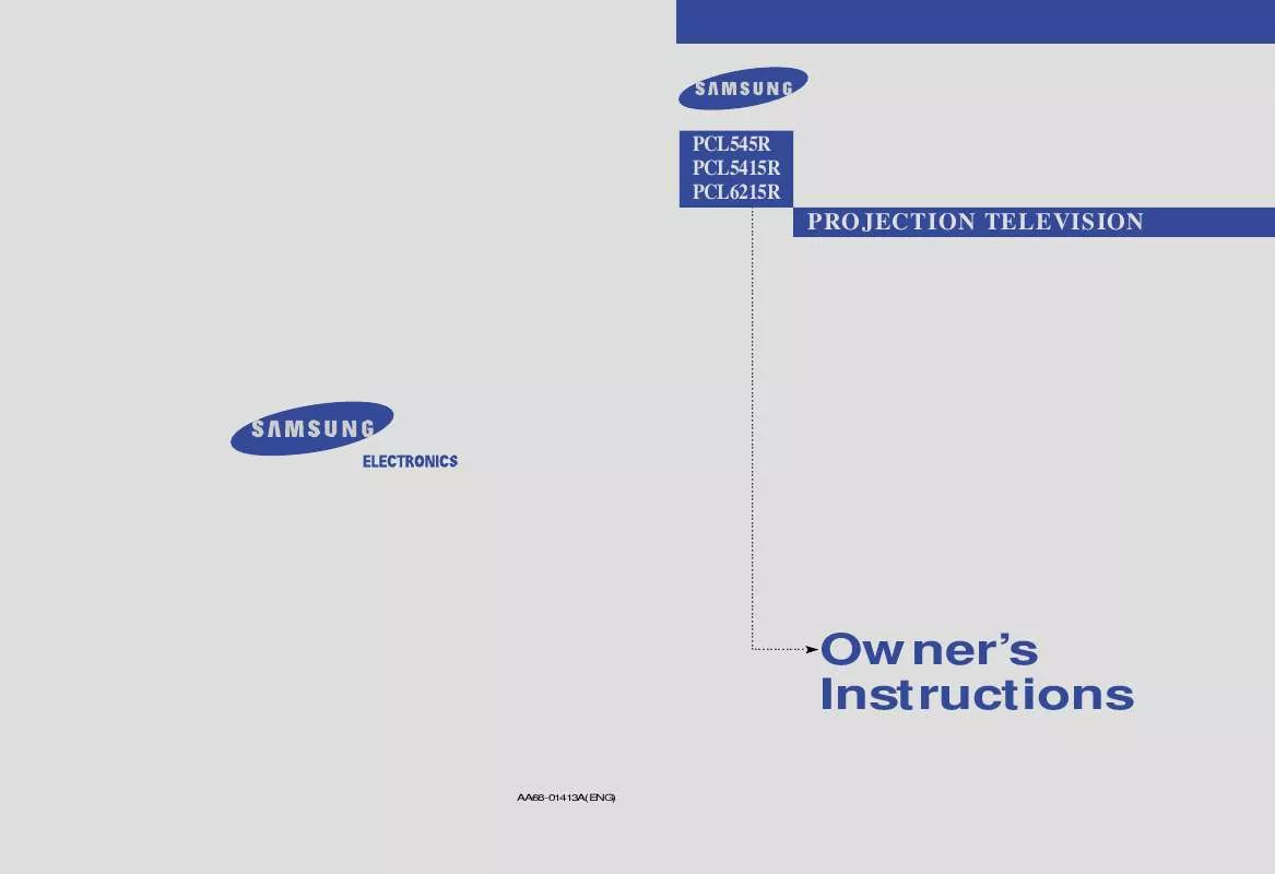 Mode d'emploi SAMSUNG PCL5415R