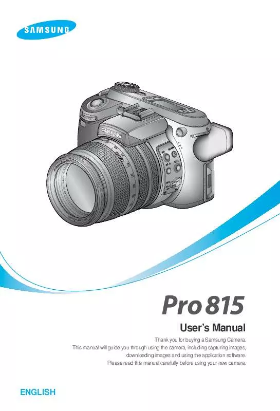 Mode d'emploi SAMSUNG PRO815