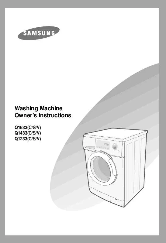 Mode d'emploi SAMSUNG Q1233S