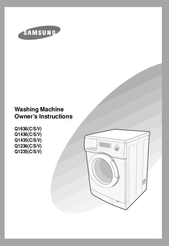 Mode d'emploi SAMSUNG Q1235S