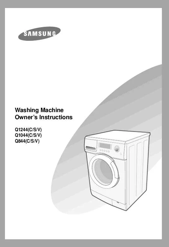 Mode d'emploi SAMSUNG Q1244S