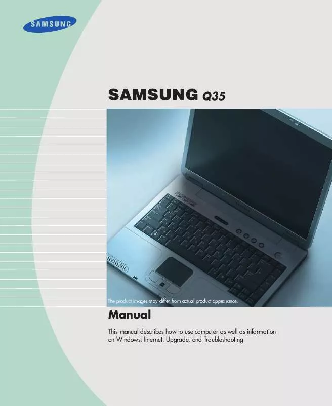 Mode d'emploi SAMSUNG Q35-T001