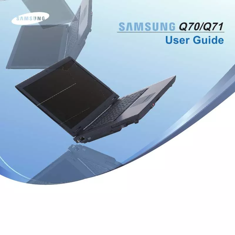 Mode d'emploi SAMSUNG Q70-AV01