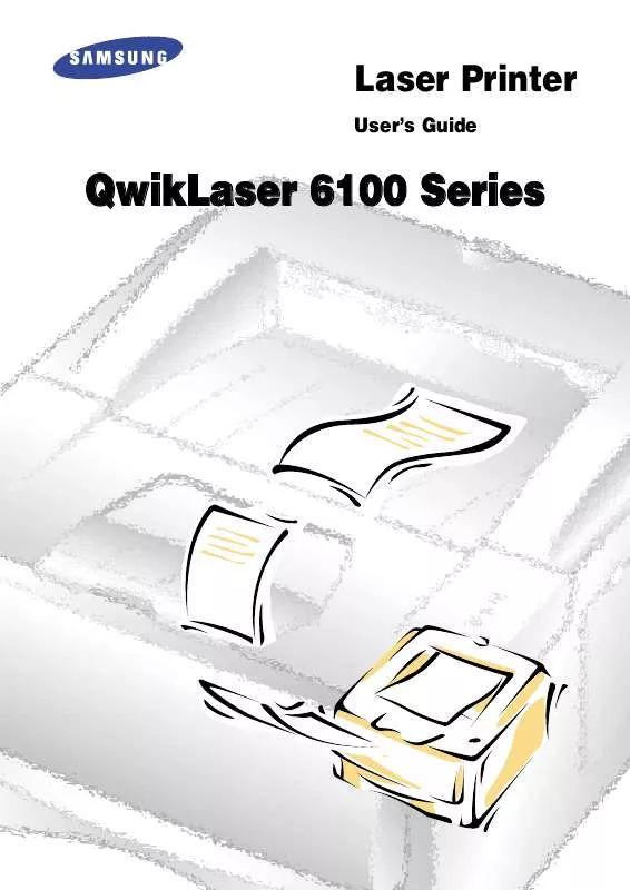 Mode d'emploi SAMSUNG QWIKLASER ML-6100N