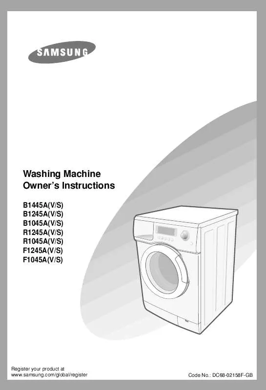 Mode d'emploi SAMSUNG R1045AV