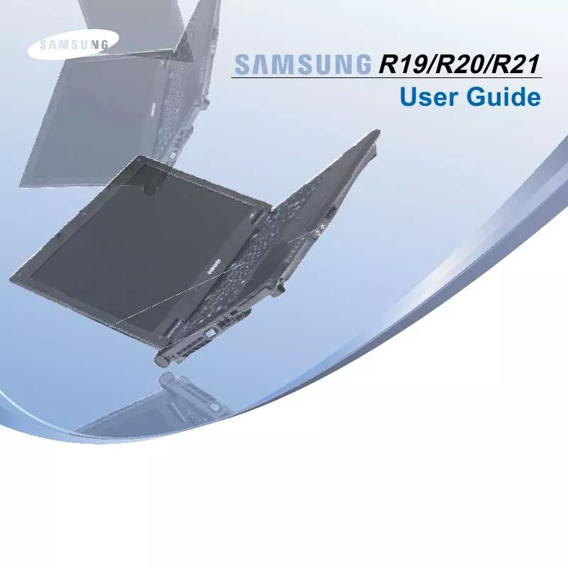 Mode d'emploi SAMSUNG R20-F001