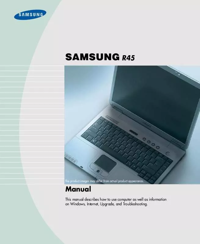 Mode d'emploi SAMSUNG R45-K001