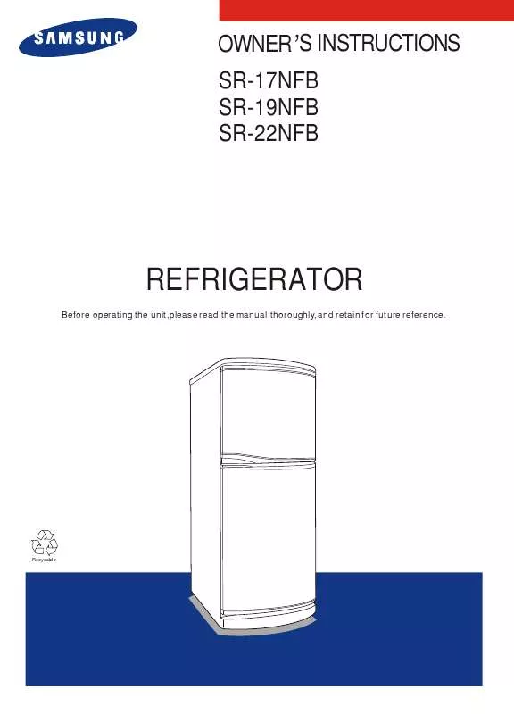 Mode d'emploi SAMSUNG RA20FHSS