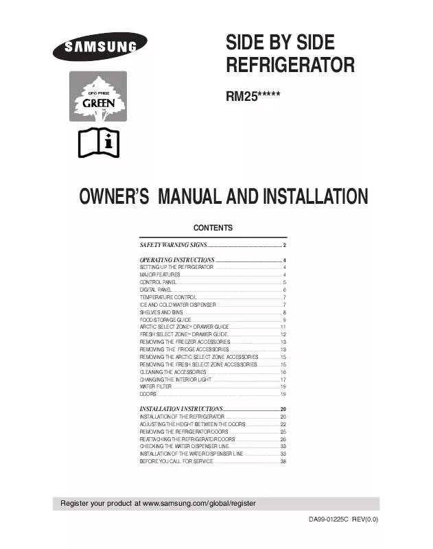 Mode d'emploi SAMSUNG RM27KGRS