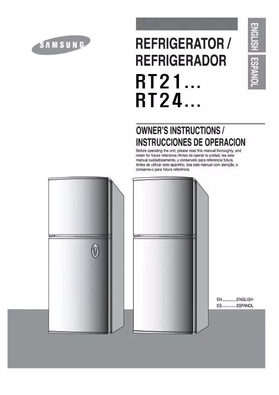 Mode d'emploi SAMSUNG RT21MEMG