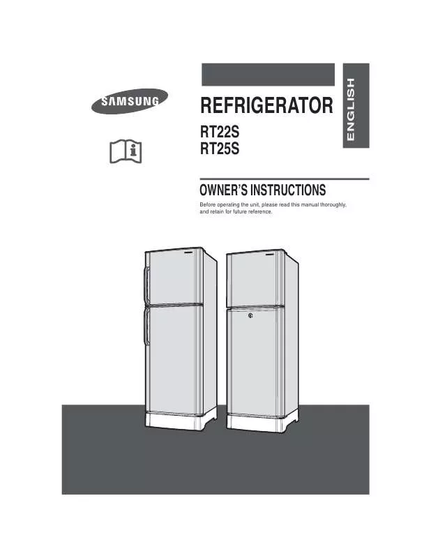 Mode d'emploi SAMSUNG RT22 SILVER