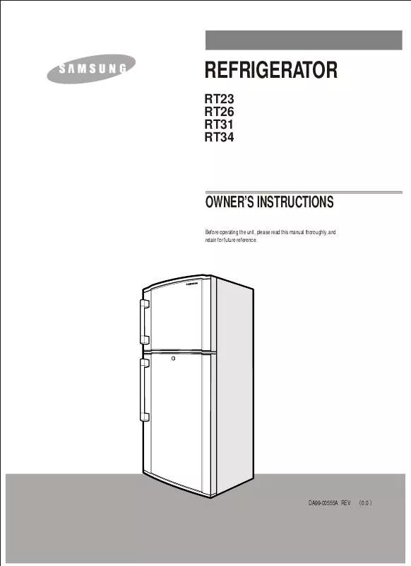 Mode d'emploi SAMSUNG RT25BVMS