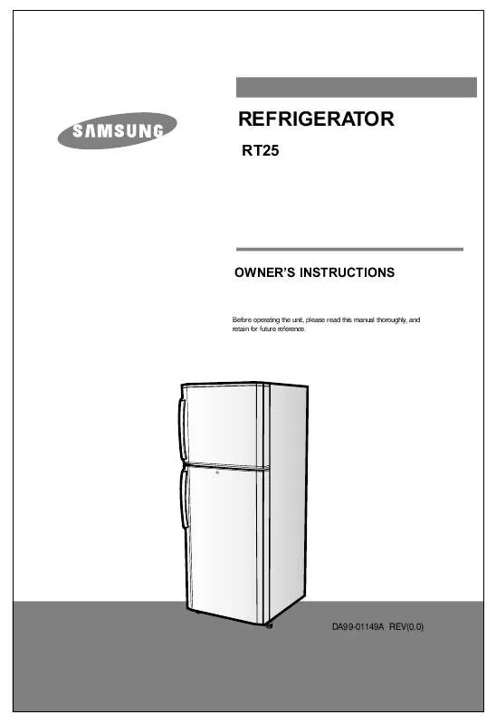 Mode d'emploi SAMSUNG RT25M