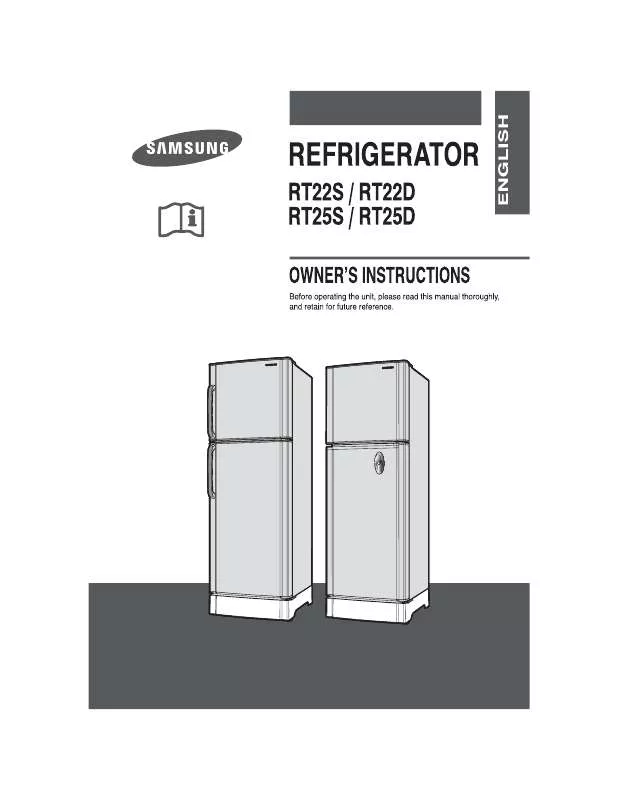 Mode d'emploi SAMSUNG RT25SASW