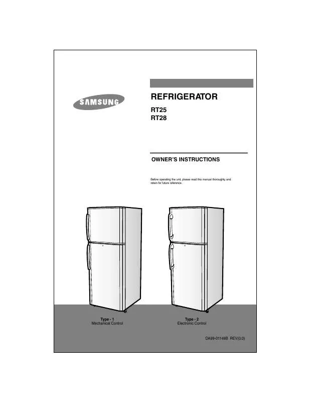 Mode d'emploi SAMSUNG RT28YVMS1-XTL