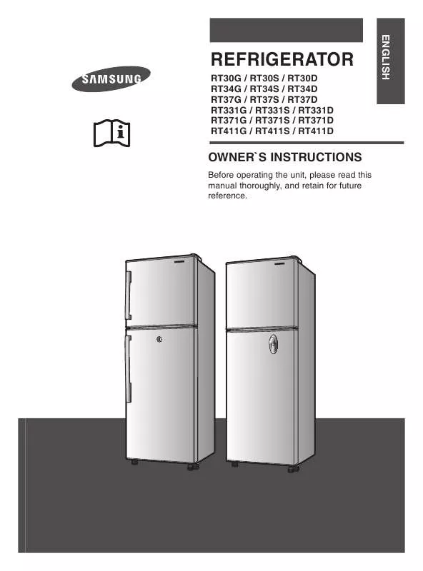 Mode d'emploi SAMSUNG RT30GBTS