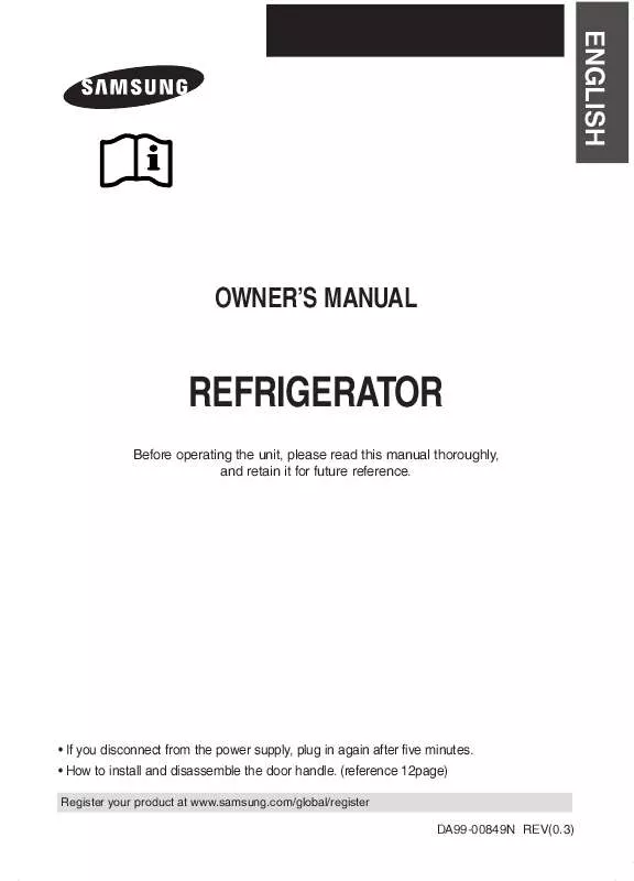 Mode d'emploi SAMSUNG RT53EASM1/XEH