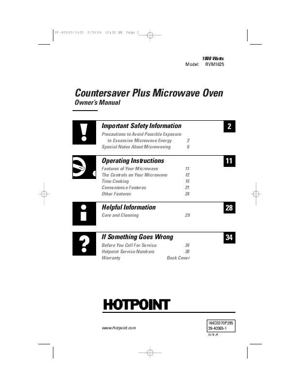 Mode d'emploi SAMSUNG RVM1625