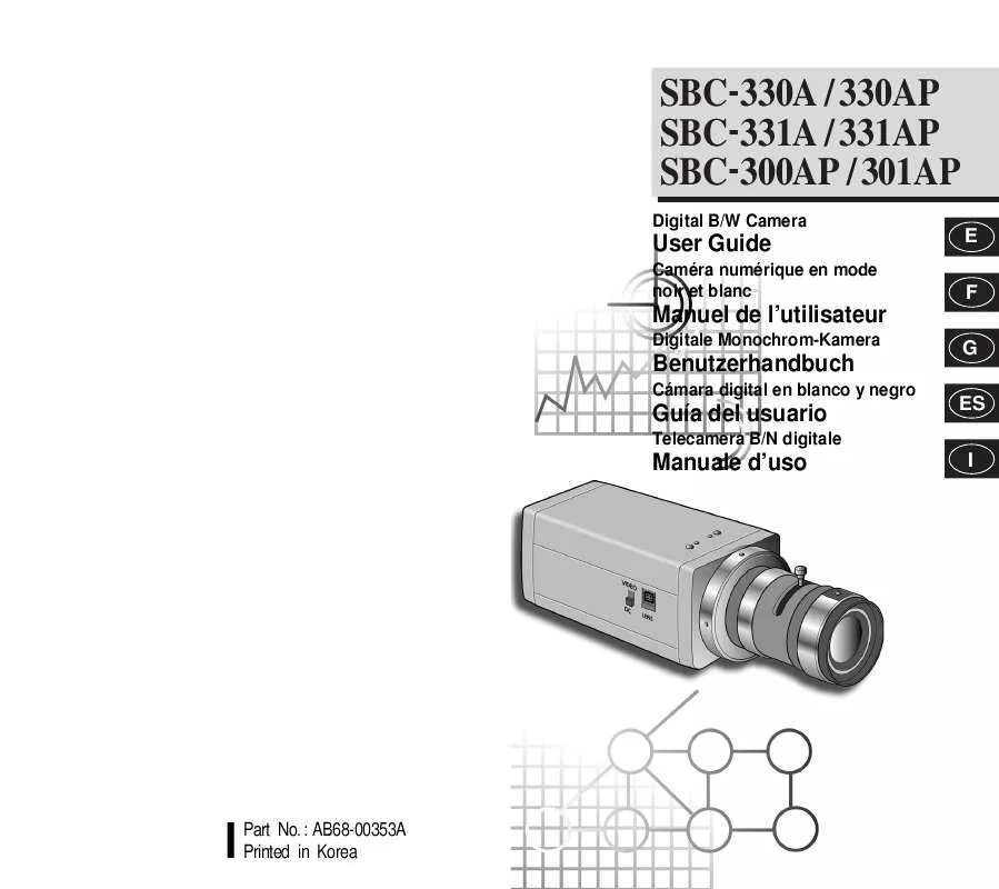 Mode d'emploi SAMSUNG SBC-330AP