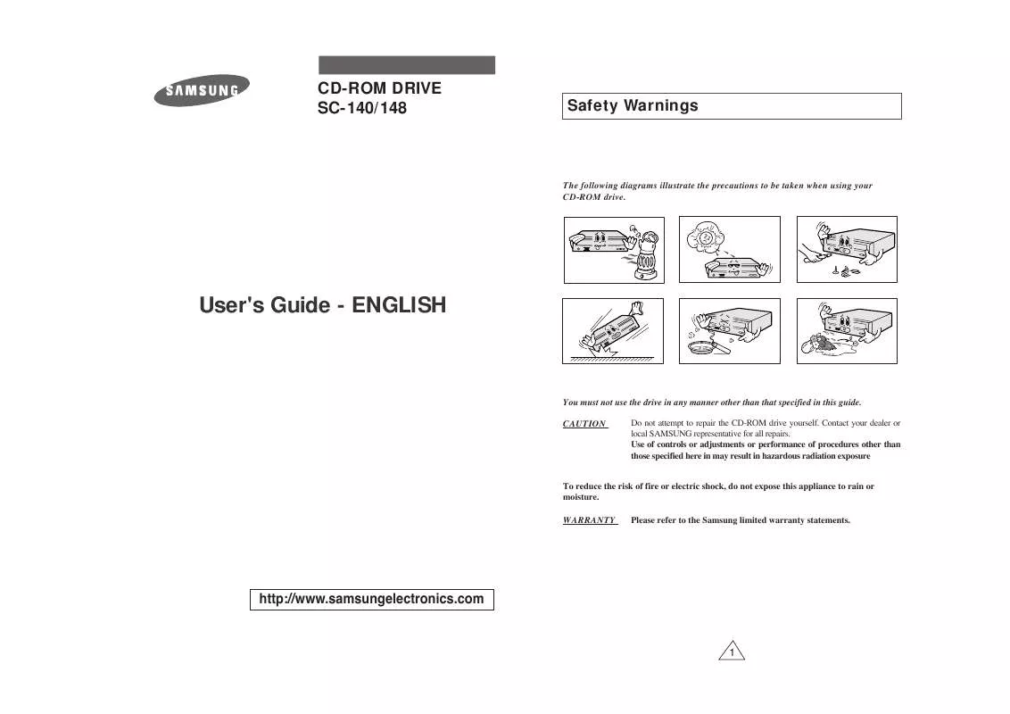 Mode d'emploi SAMSUNG SC-140B