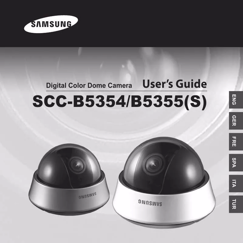 Mode d'emploi SAMSUNG SCC-B5354P