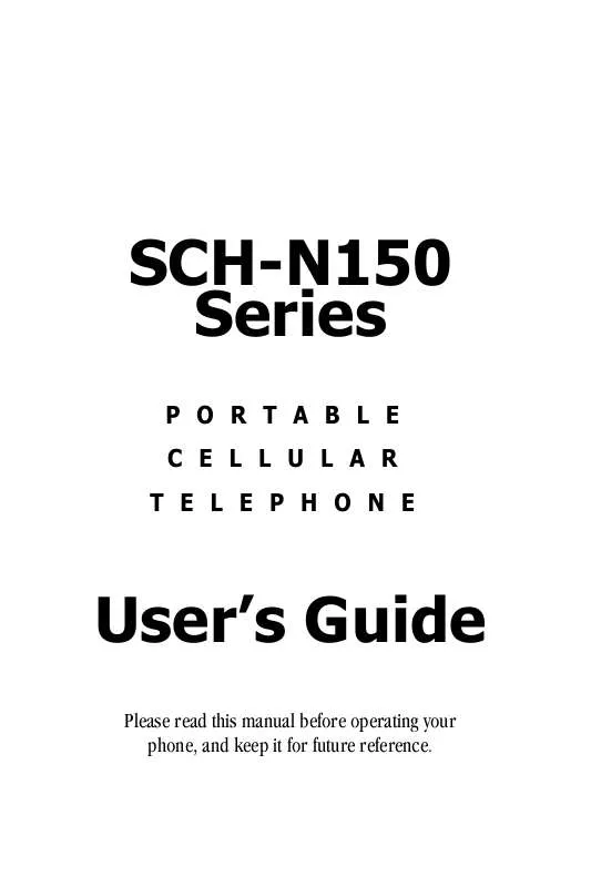 Mode d'emploi SAMSUNG SCH-N150LR