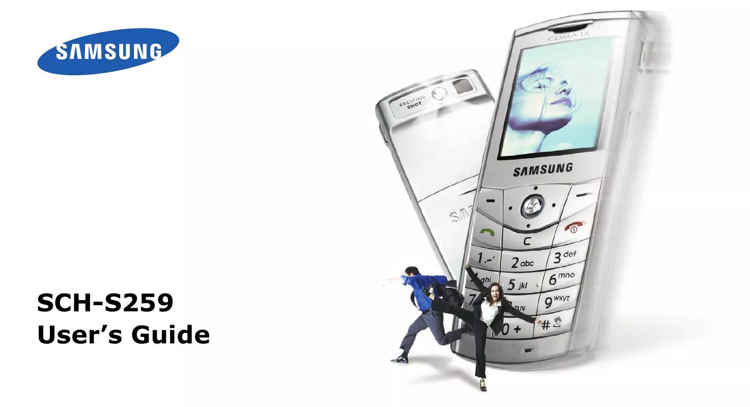 Mode d'emploi SAMSUNG SCH-S259