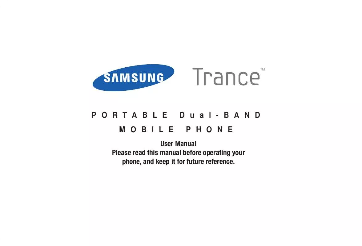 Mode d'emploi SAMSUNG SCH-U490