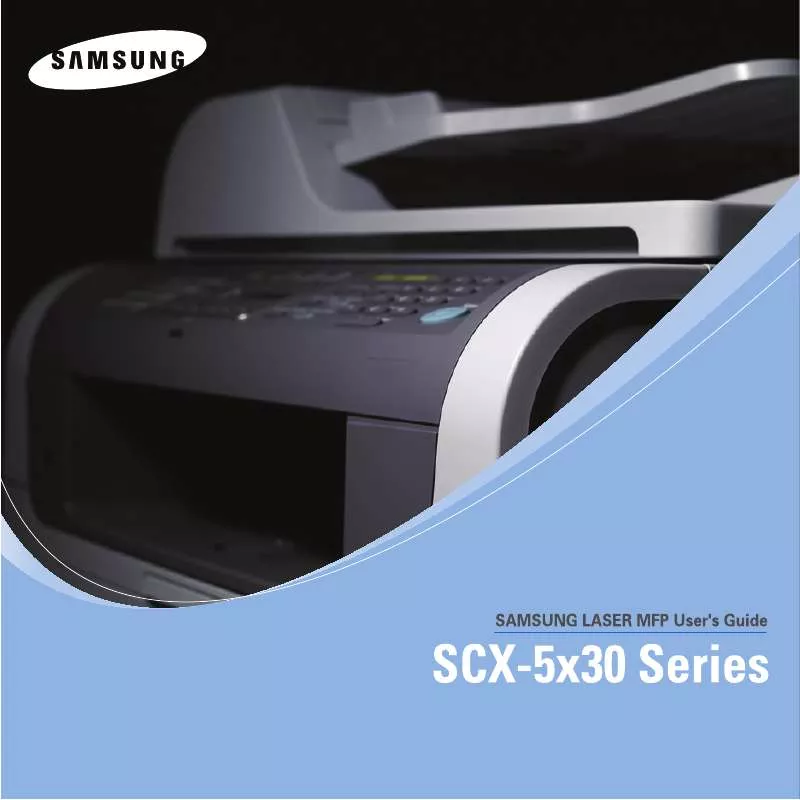 Mode d'emploi SAMSUNG SCX-5530