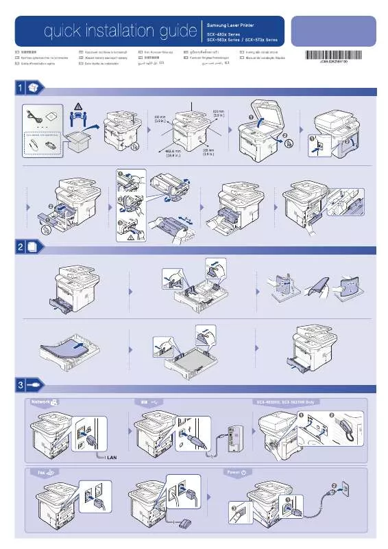 Mode d'emploi SAMSUNG SCX-5737