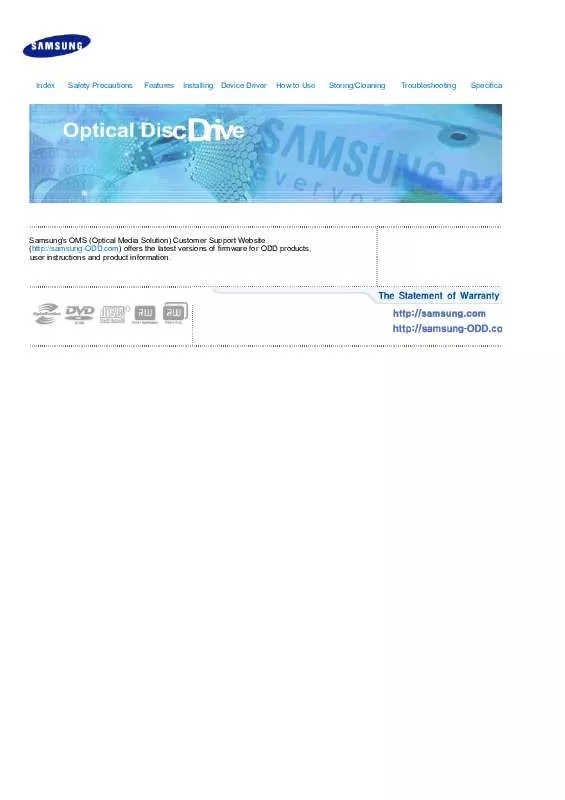 Mode d'emploi SAMSUNG SE-W164C