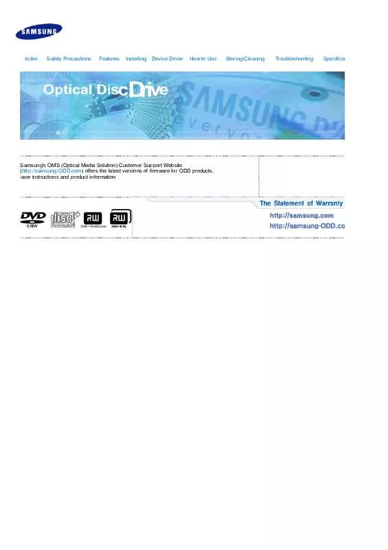 Mode d'emploi SAMSUNG SE-W164L