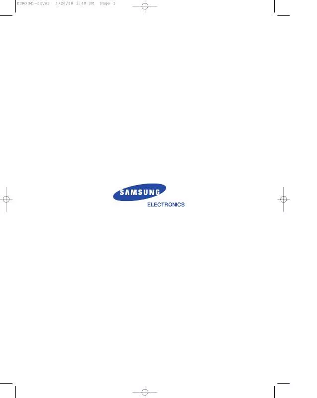 Mode d'emploi SAMSUNG SF-110T