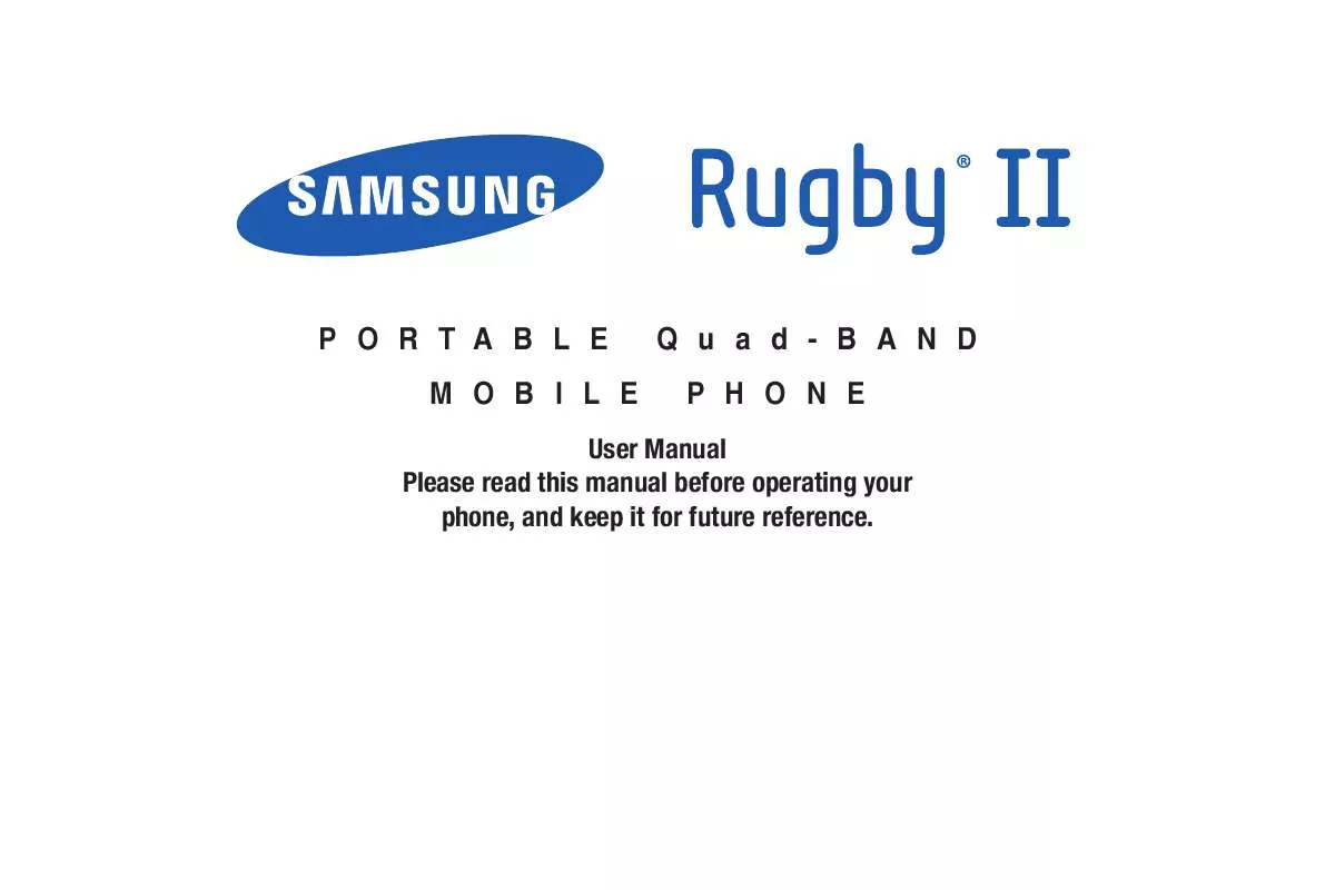 Mode d'emploi SAMSUNG SGH-A847