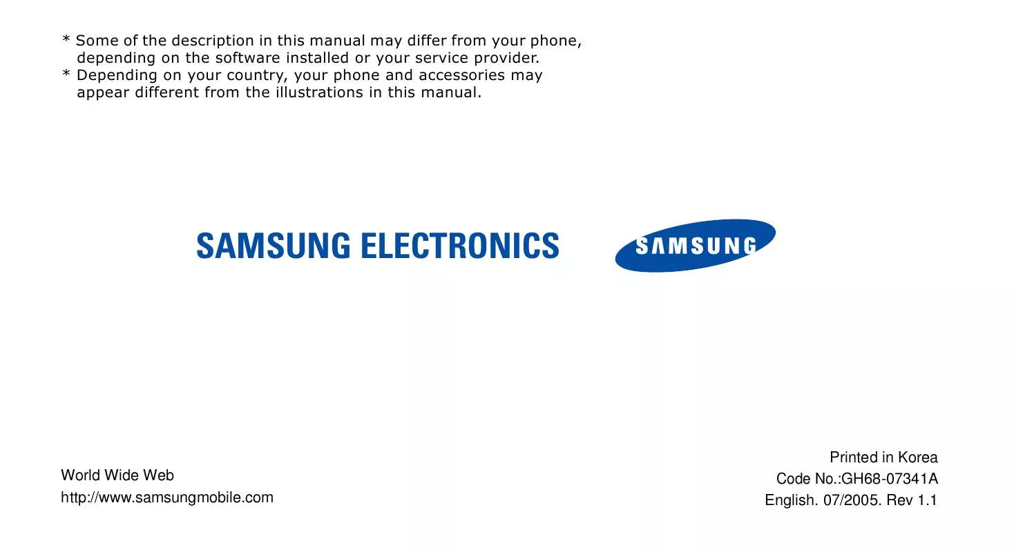 Mode d'emploi SAMSUNG SGH-E648