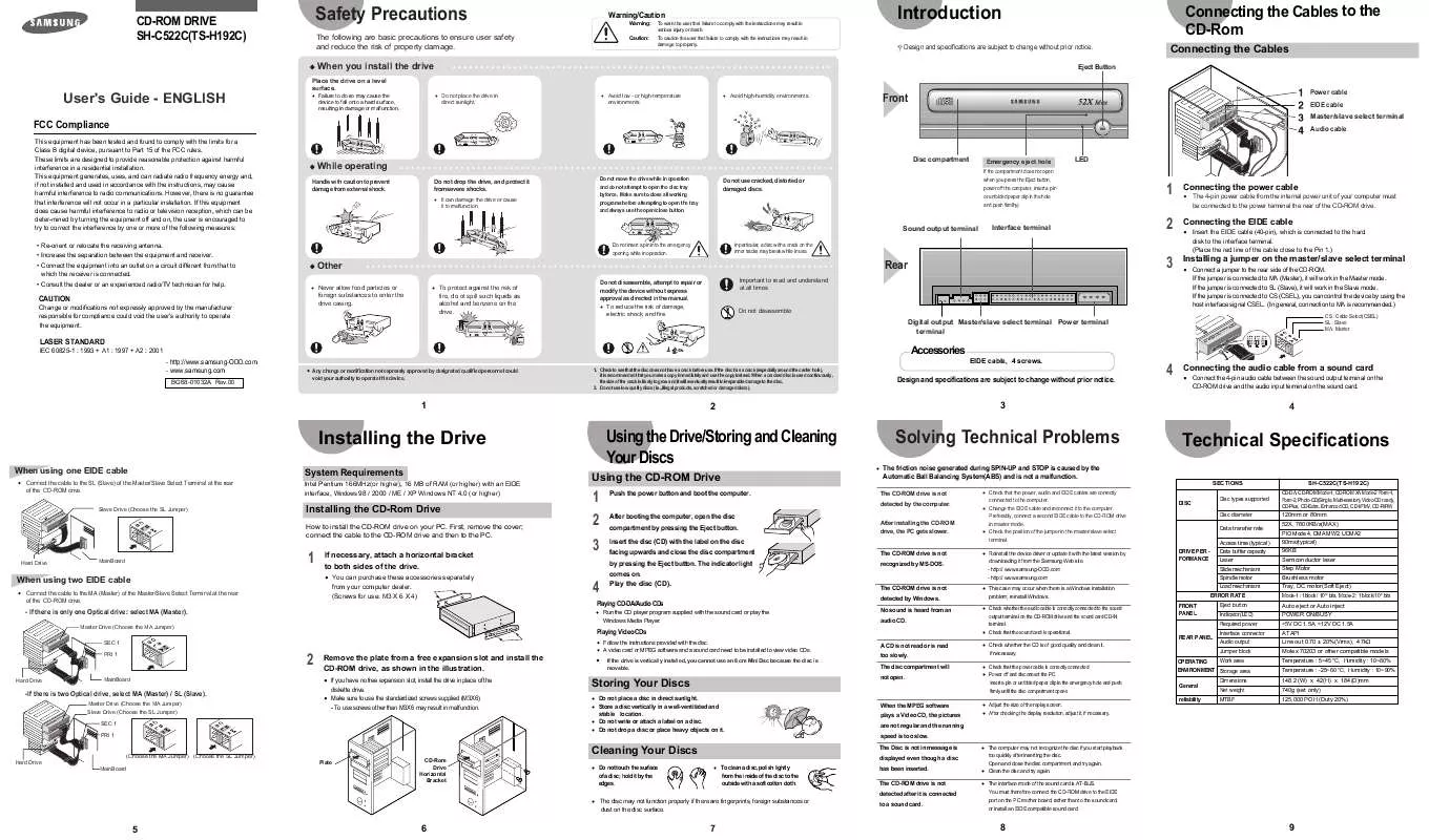 Mode d'emploi SAMSUNG SH-C522C